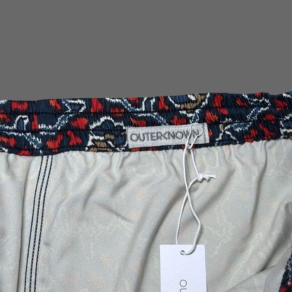 Outerknown Nomadic Volley Shorts Multicolor Size L NWT 1810054 $78 MSRP - Picture 4 of 7